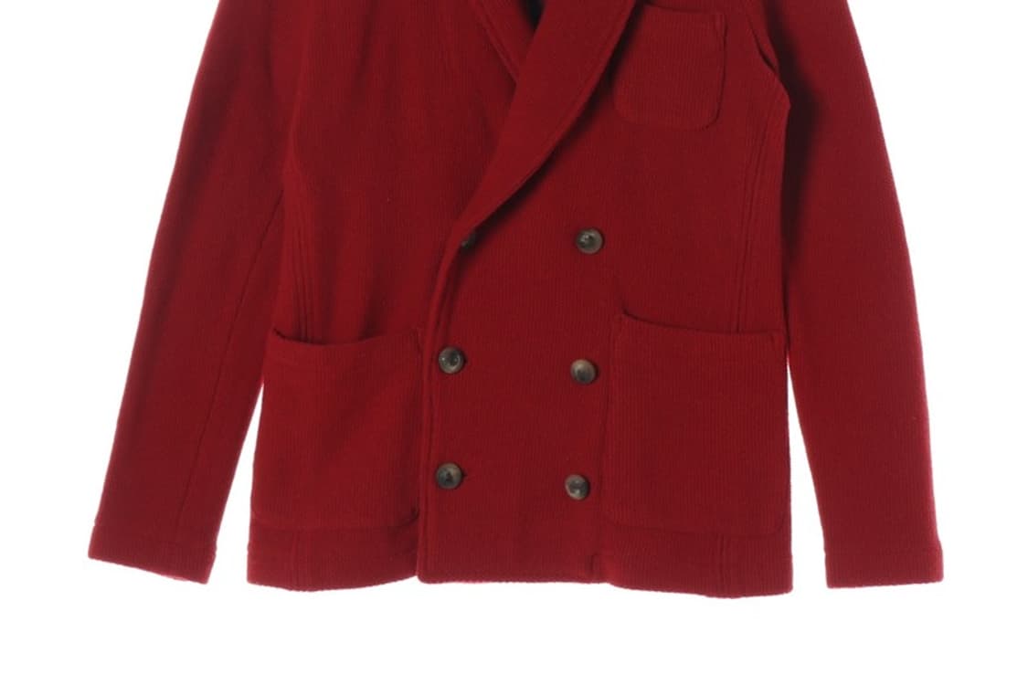 KRAB 레나운 이탈리안 더블 브레스트 니트 자켓 S 상품이미지4