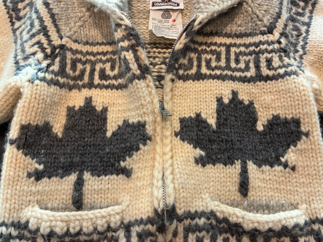40) LONGHOUSE 오리지널 캐나다 울 코위찬 상품이미지3
