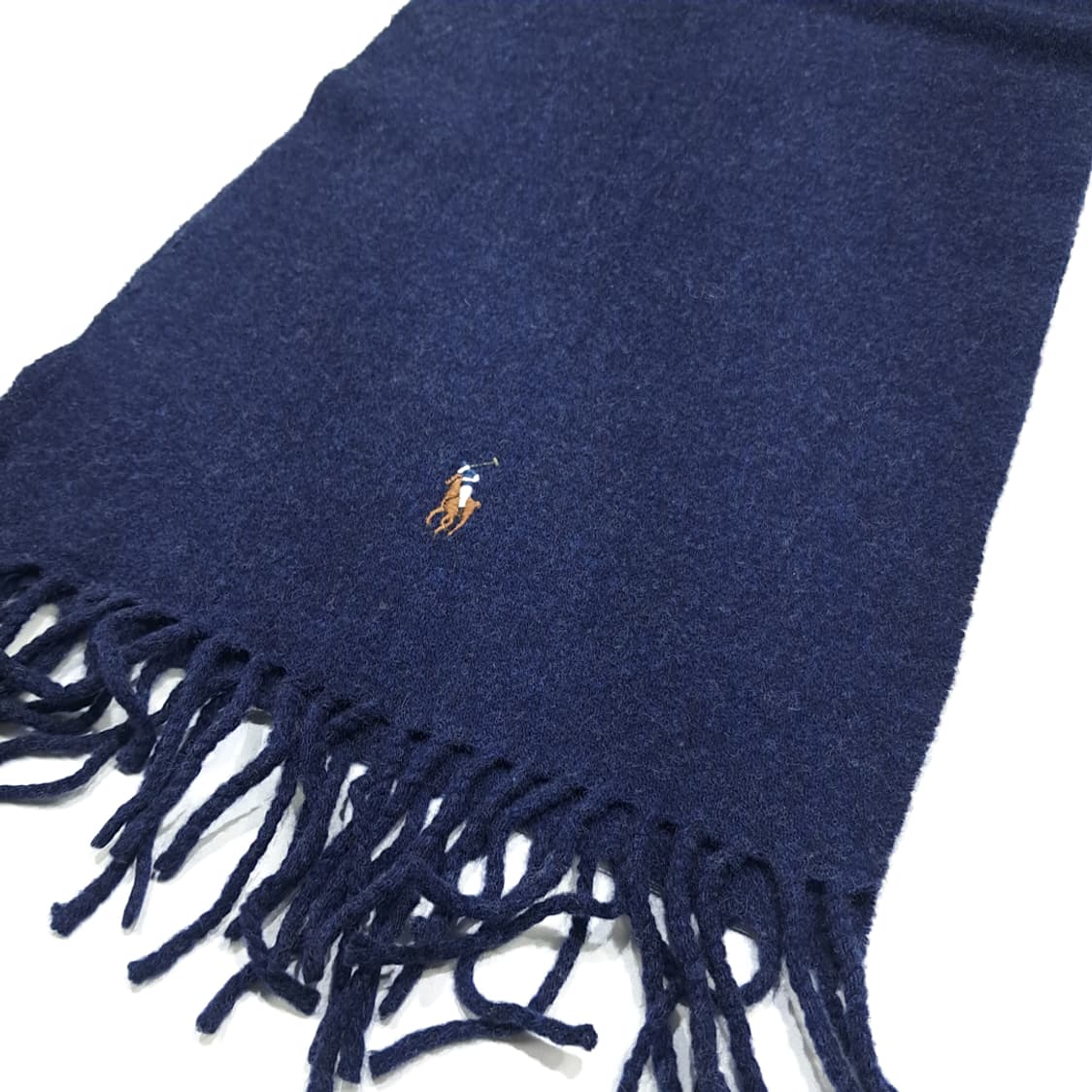 MX504 폴로 00s 이태리판 울 멀티포니 네이비 머플러 목도리 상품이미지3