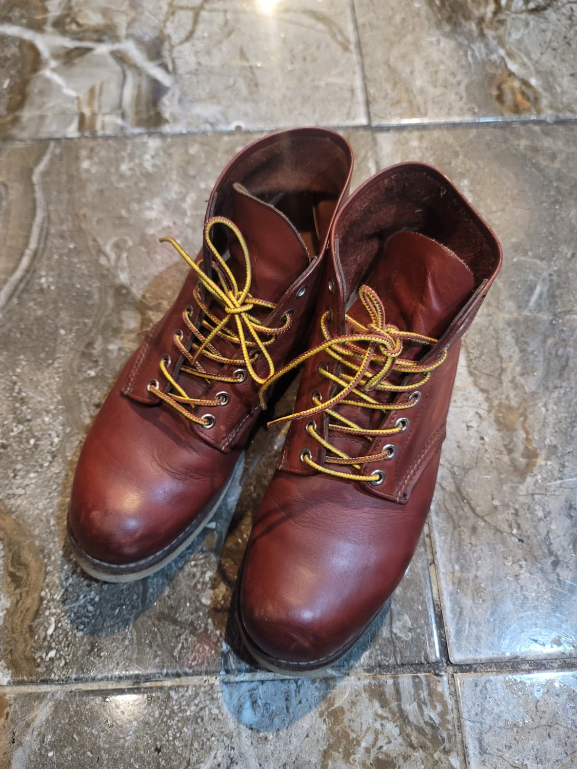 레드 윙 부츠  브라운계 레더 USA제 6-INCH 9105 상품이미지1