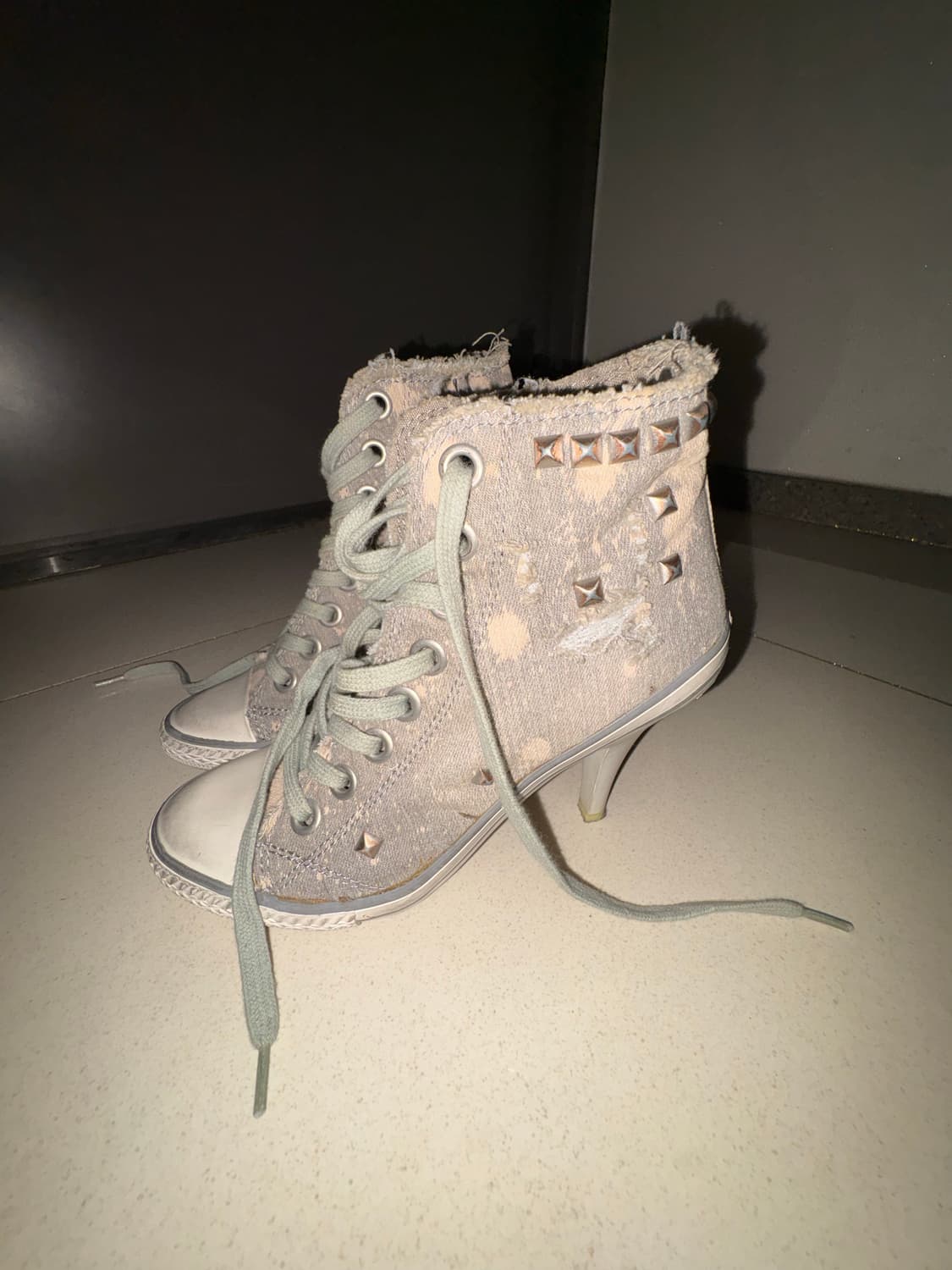 ASH 데님 스니커즈 힐 상품이미지2