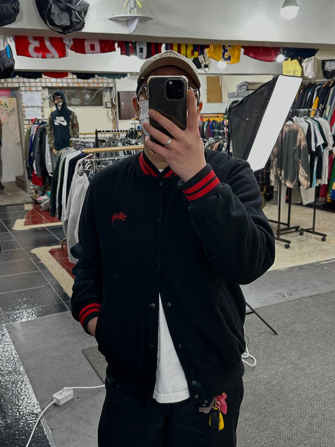 스투시 35주년 기념 월드 트라이브 울 바시티 M 상품이미지8