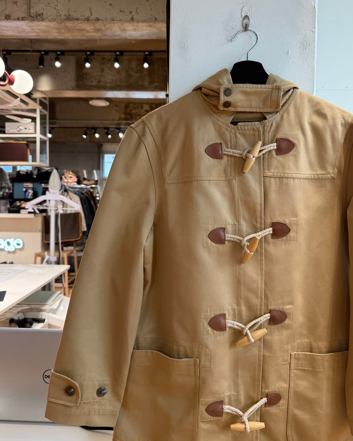 폴로 랄프로렌 브라운 더플 코트  상품이미지4