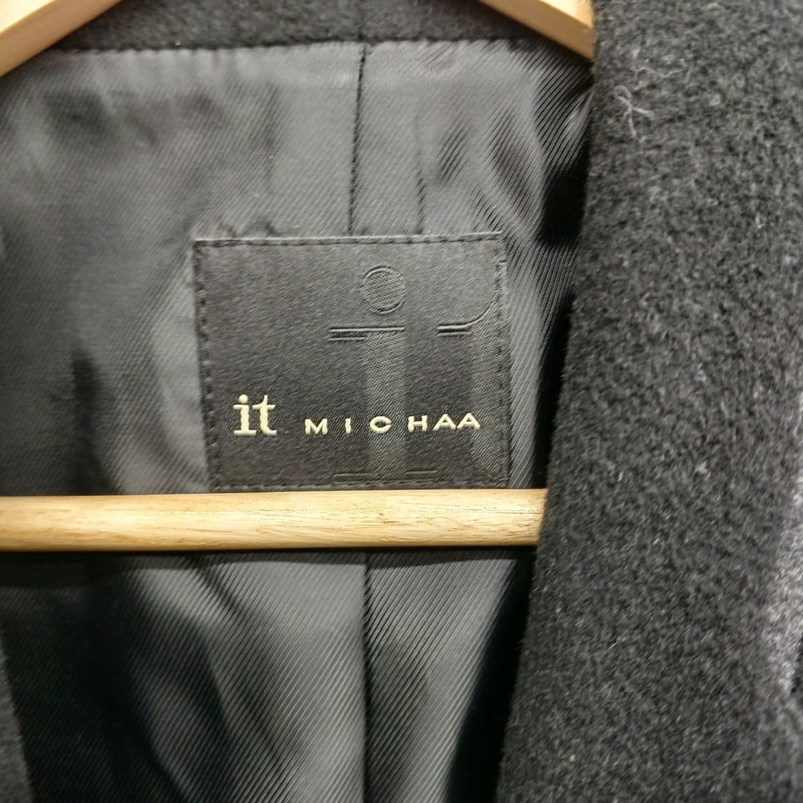 잇미샤 블랙 싱글 코트  F 상품이미지4