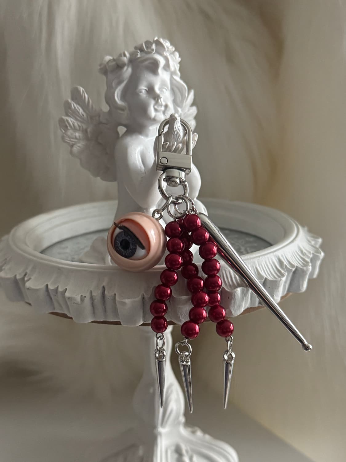 punky eye keyring red 상품이미지5