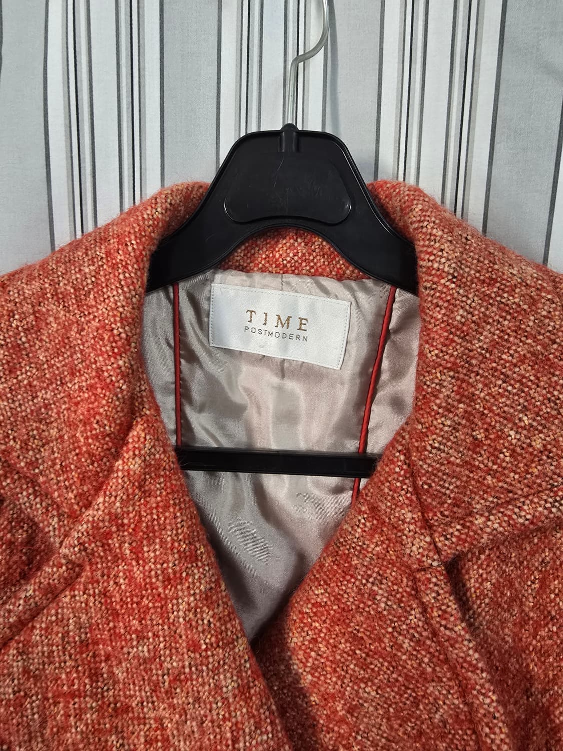 (82-90-160) 타임 여성 모혼방 트위드 더블버튼코트 상품이미지5