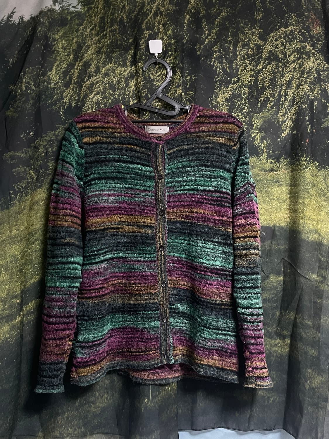 하구미 임수정깔 빈티지 니트 가디건 상품이미지1