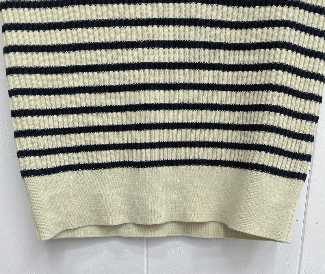 frrw 스트라이프 카라 반팔 니트 상품이미지7