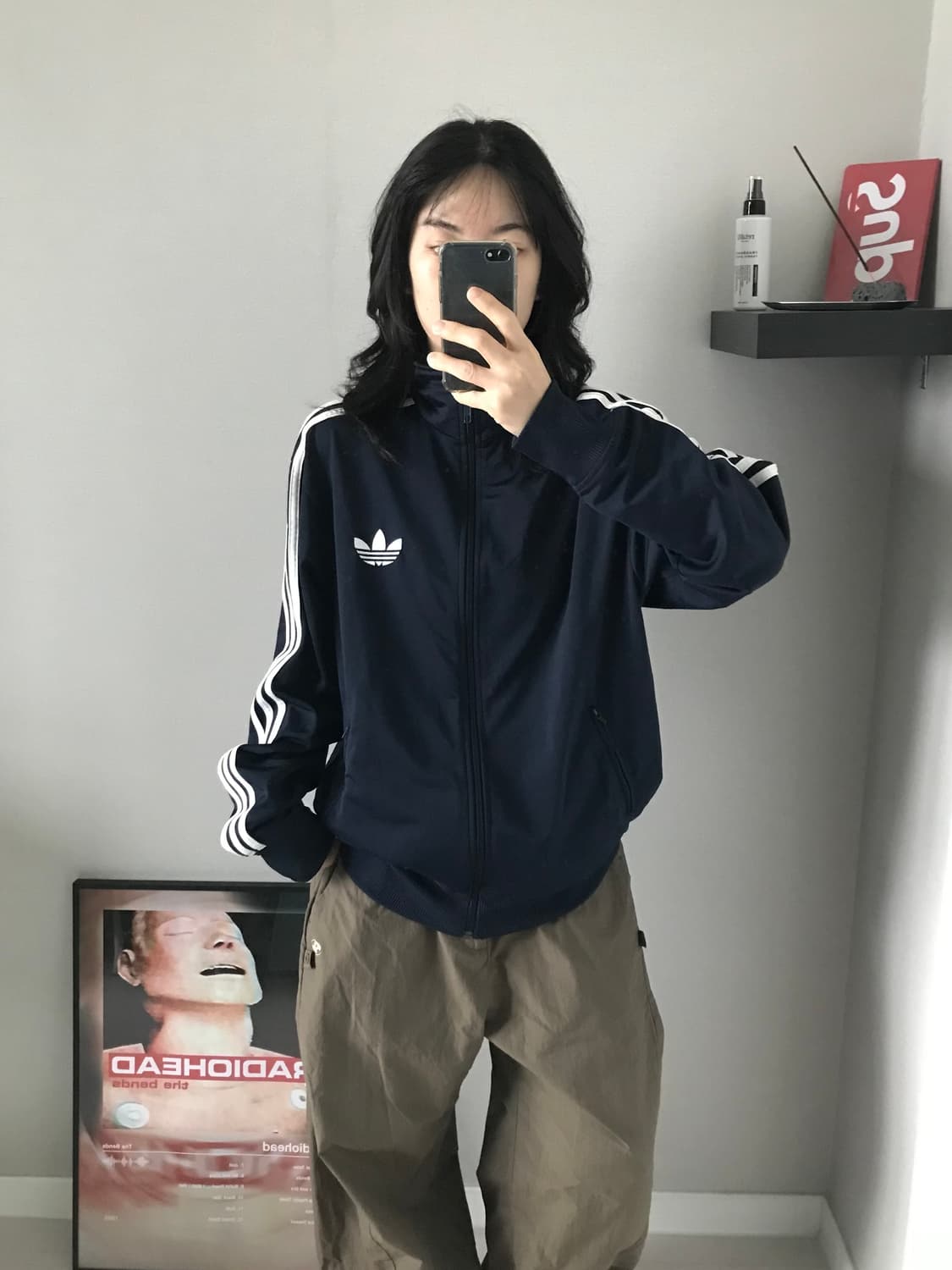 아디다스 파이어버드 네이비 트랙탑 져지 상품이미지1