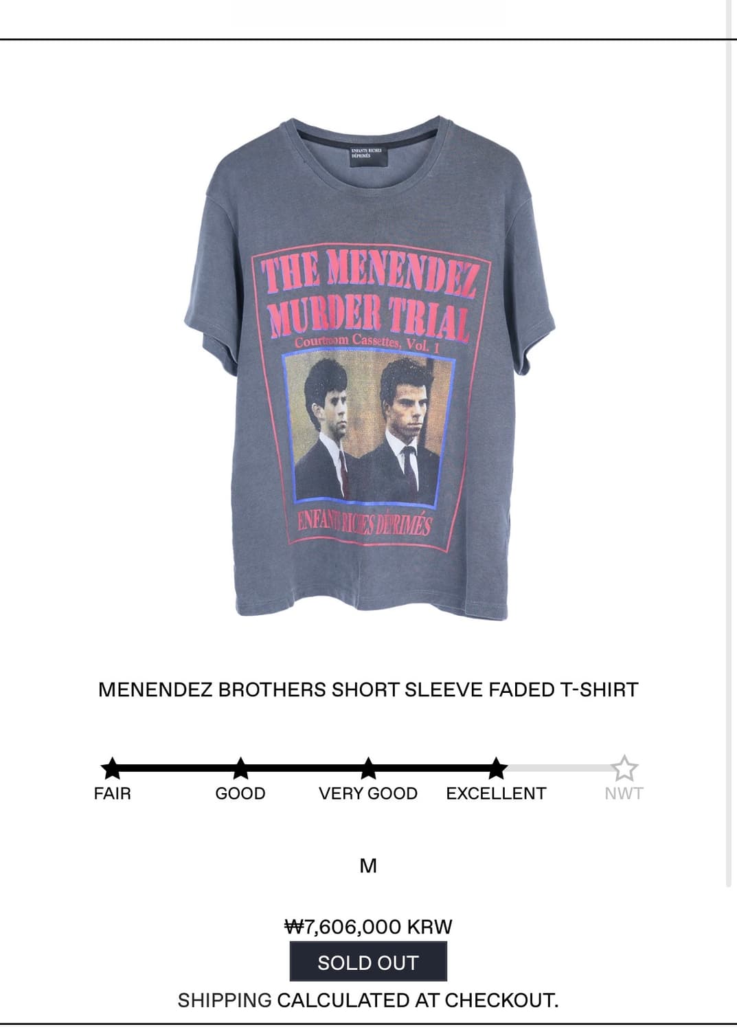 MENENDEZ TRIAL 티셔츠  상품이미지2