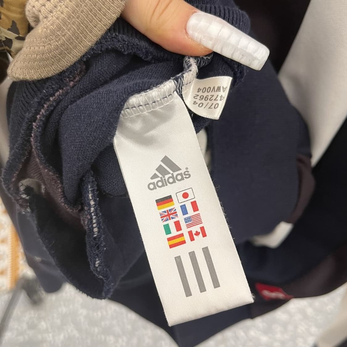 아디다스 올드스쿨 레트로 스트라이프 져지 집업 105 C10776 상품이미지6