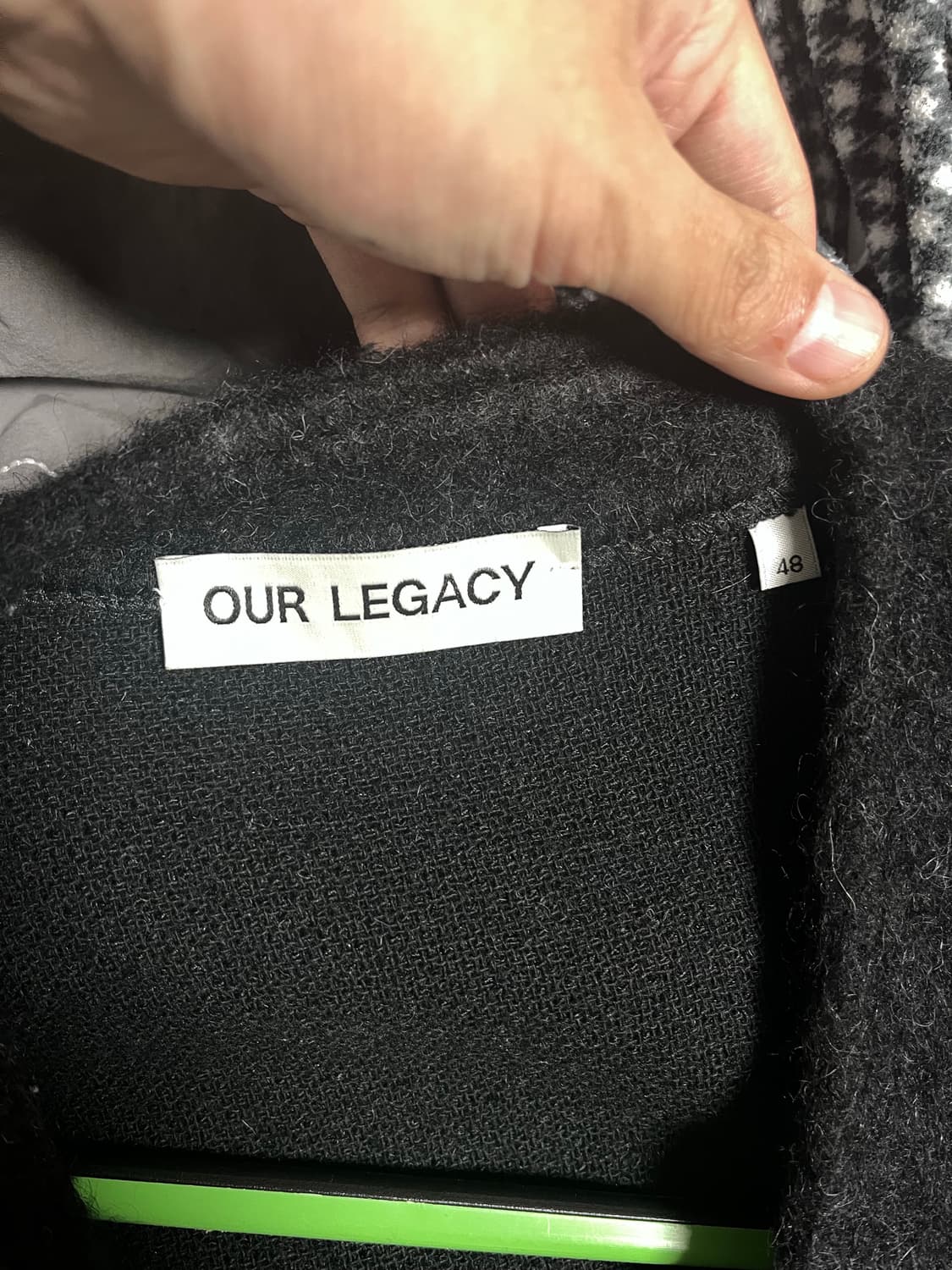 [48] 아워레가시 모헤어 가디건 블랙 상품이미지3