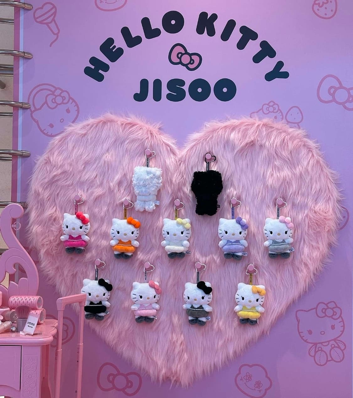 헬로키티 x 지수 플러시 키링 시크릿 화이트 (개봉 박스) 상품이미지3