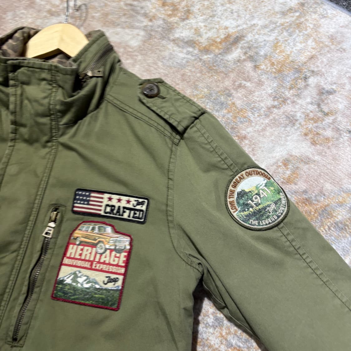 Jeep 빈티지 패치 야상 자켓 상품이미지6