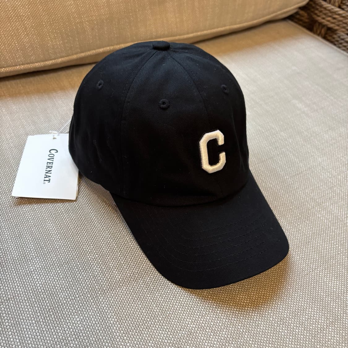 [새상품] 커버낫 C로고 블랙 볼캡(남녀공용) 상품이미지1