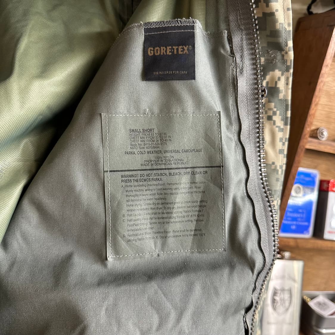 미군 오리지널 ACU 고어텍스 SS 미사용품 상품이미지5