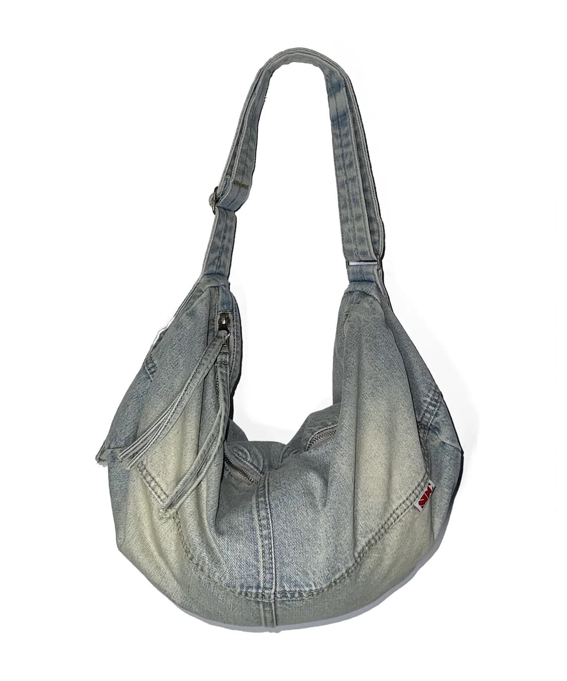 스컬프터 워시드 데님 더플백 워시드 블루 상품이미지1