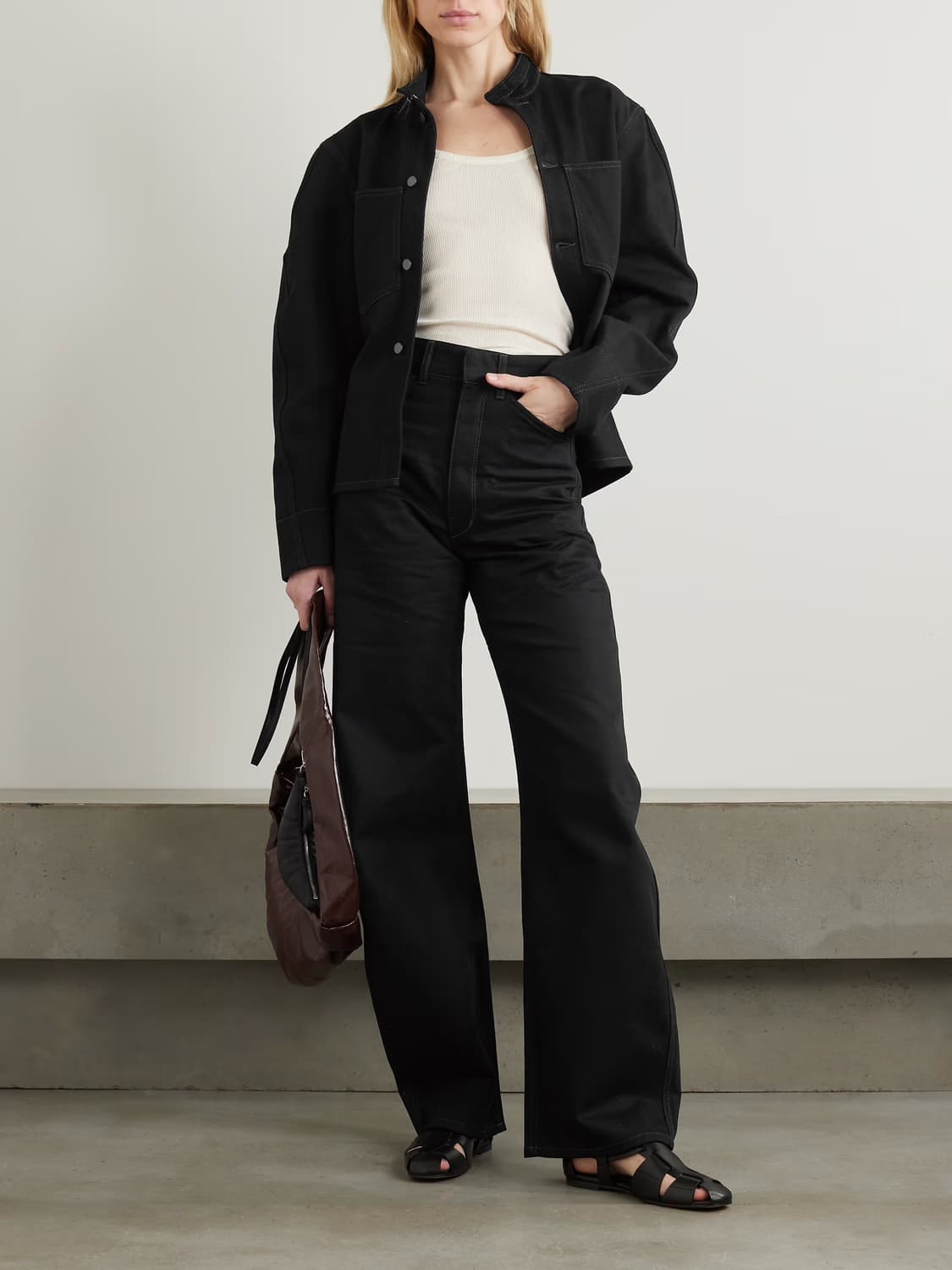 르메르 커브드 데님 자켓 상품이미지4