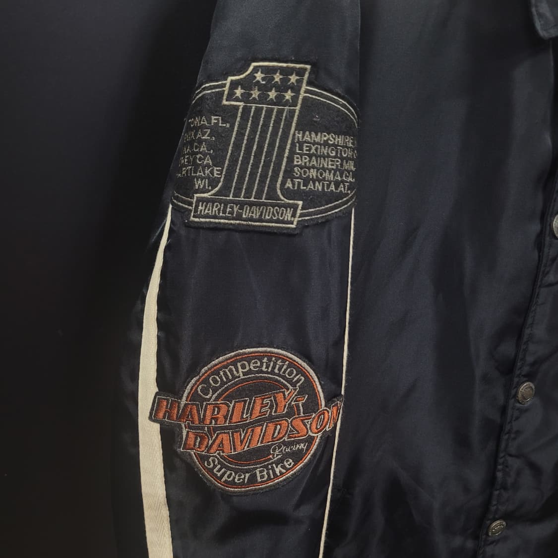HARLEY DAVIDSON 할리데이비슨 빈티지  레이싱 자켓  상품이미지3