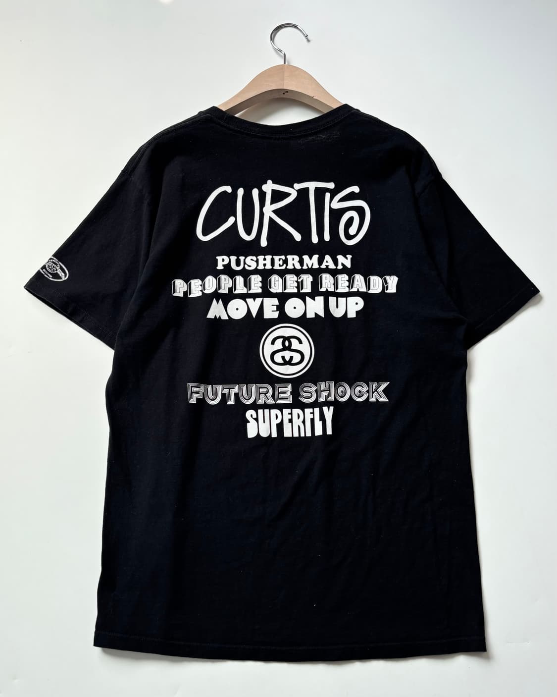 Stussy 스투시 블랙 월드투어 티셔츠 상품이미지6