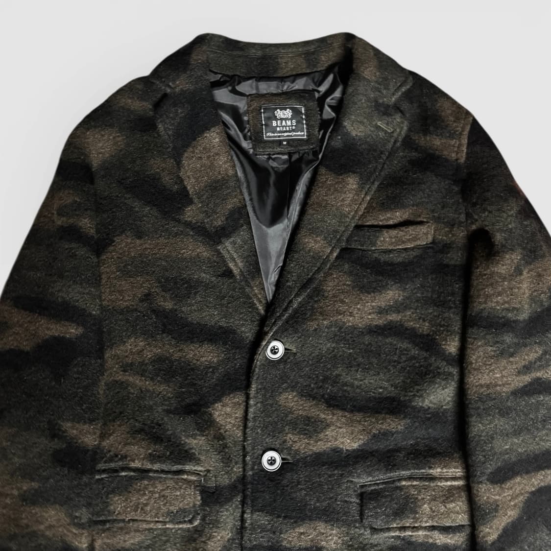 Beams Heart Wool Camo Jacket 상품이미지2