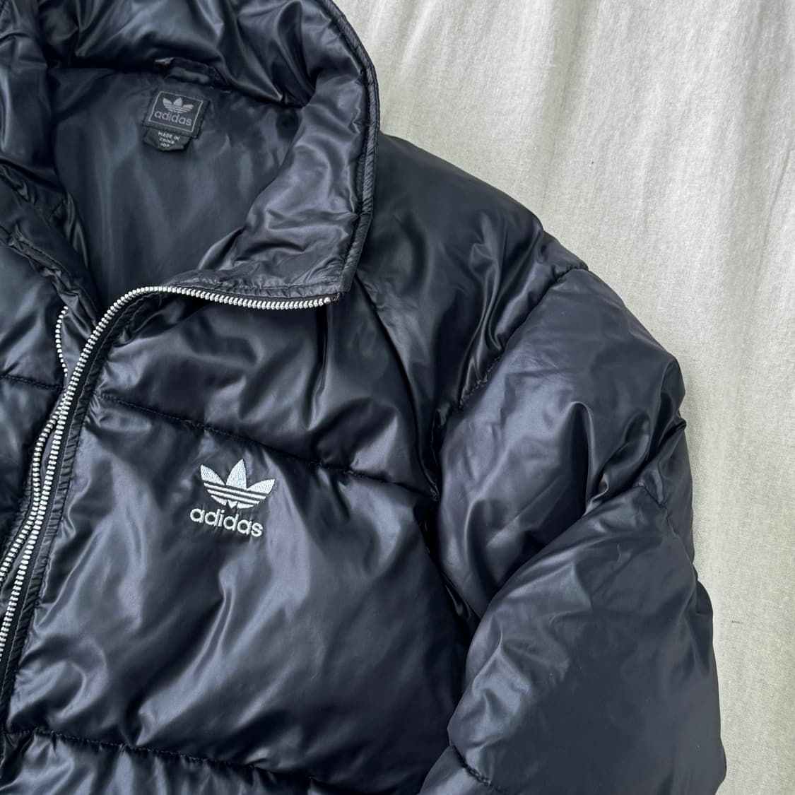 아디다스 빈티지 실버로고 패딩 105 상품이미지2