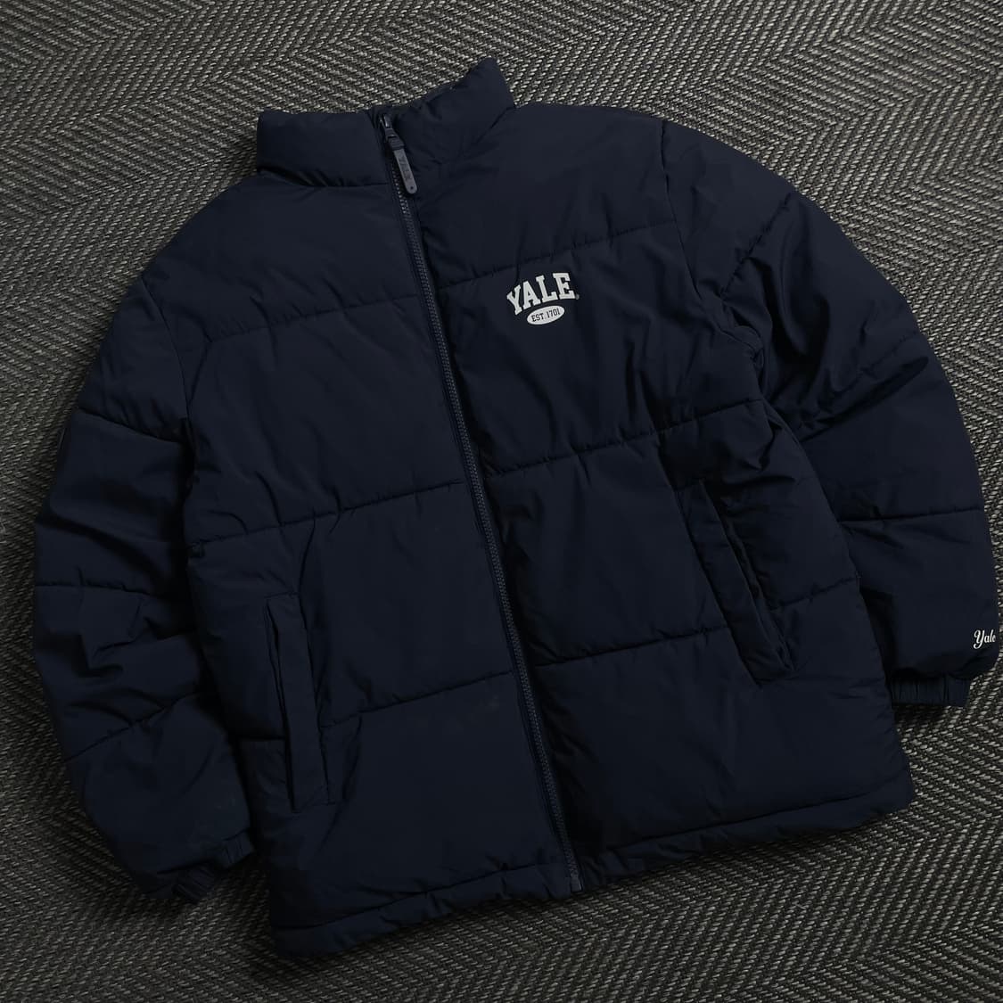 YALE 예일 로고 베이직 푸퍼 패딩 y 4254 상품이미지1