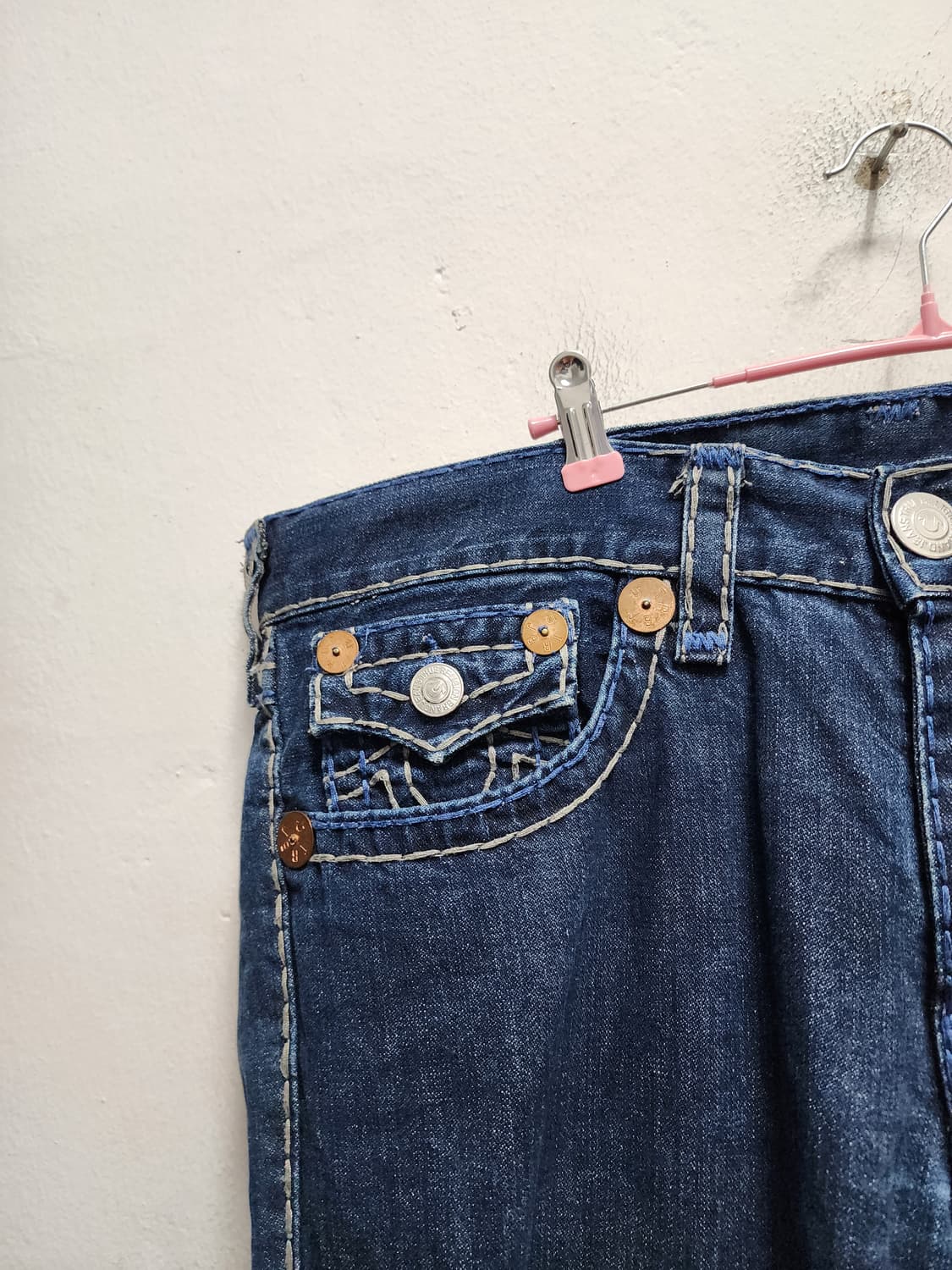 (빅사이즈) 트루릴리젼 RICKY SUPER T 부츠컷 데님  상품이미지4