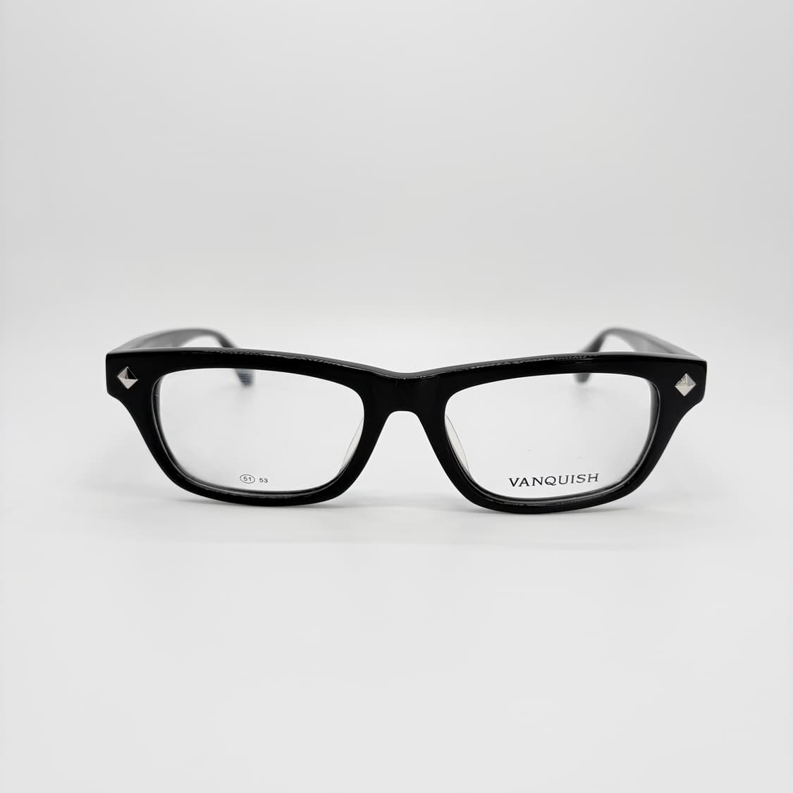 VANQUISH 뱅퀴시 블랙 스터드 뿔테  상품이미지3