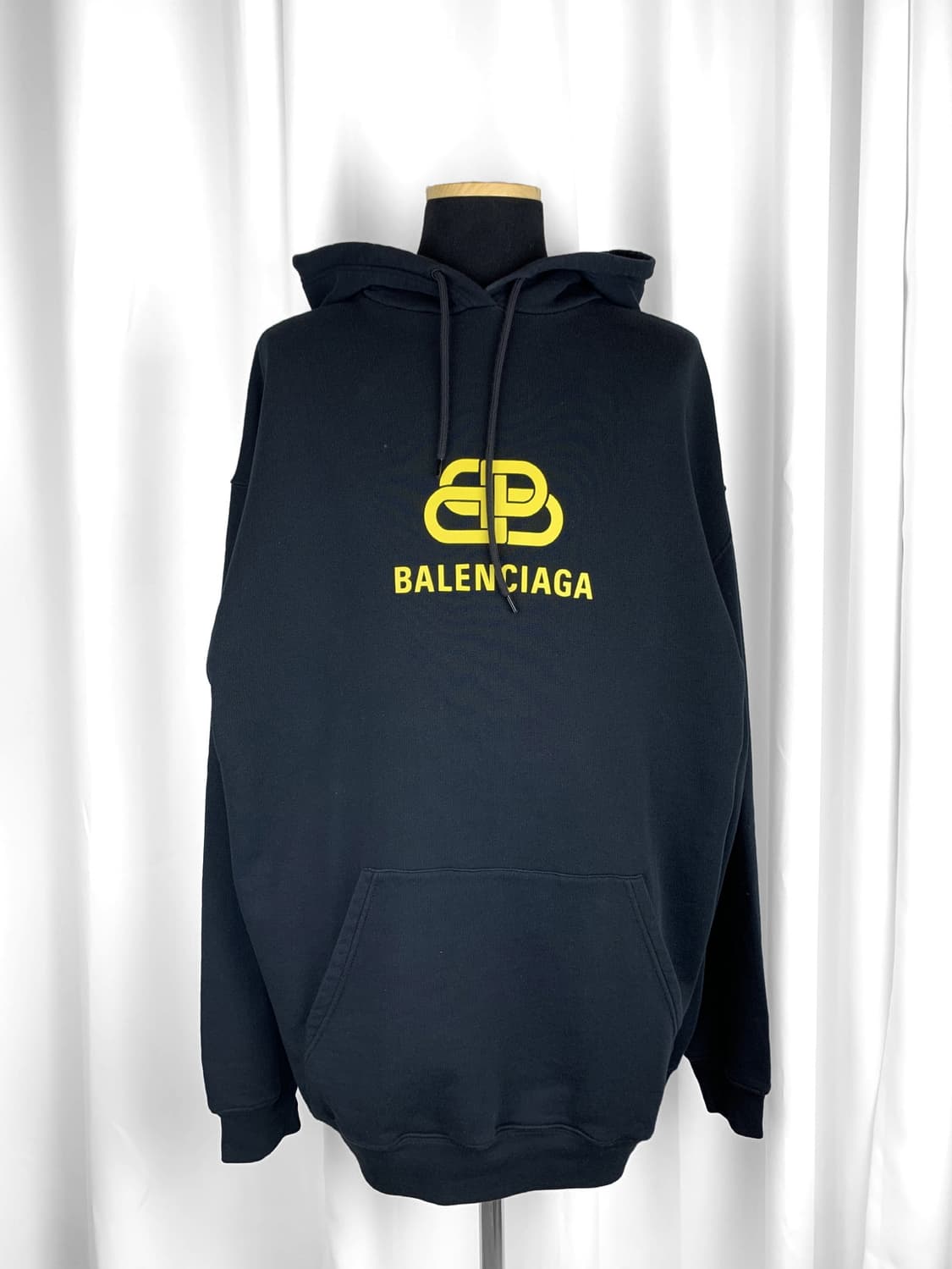 발렌시아가 뉴비비로고 검노 후드 s 상품이미지1