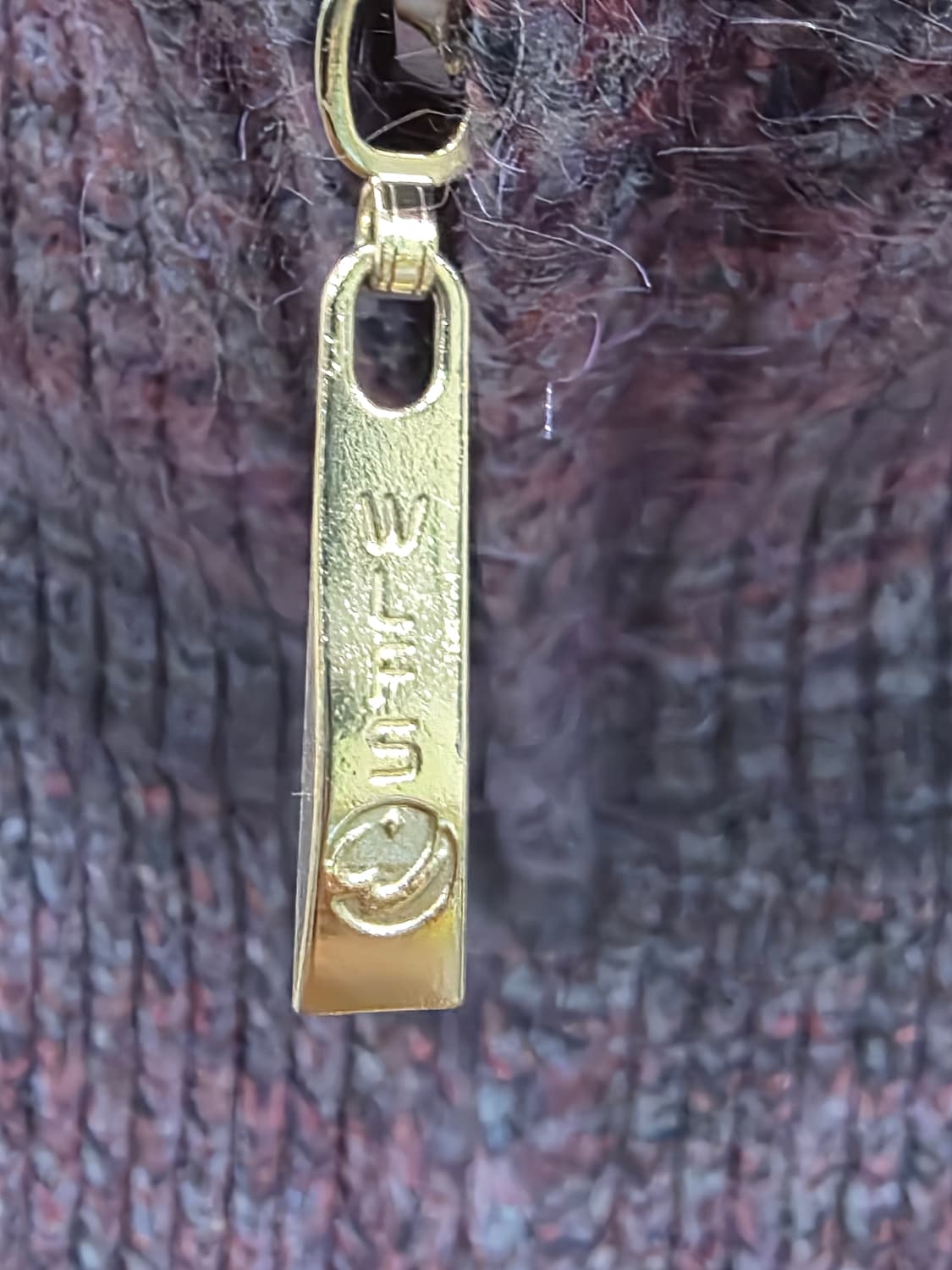 믹스 그라데이션 집업 니트 가디건 상품이미지4