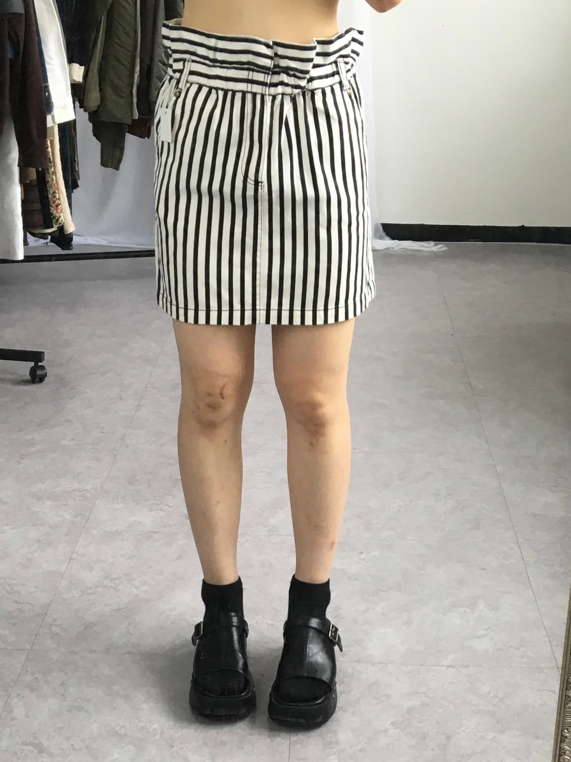 Stripe pattern mini skirt 상품이미지4