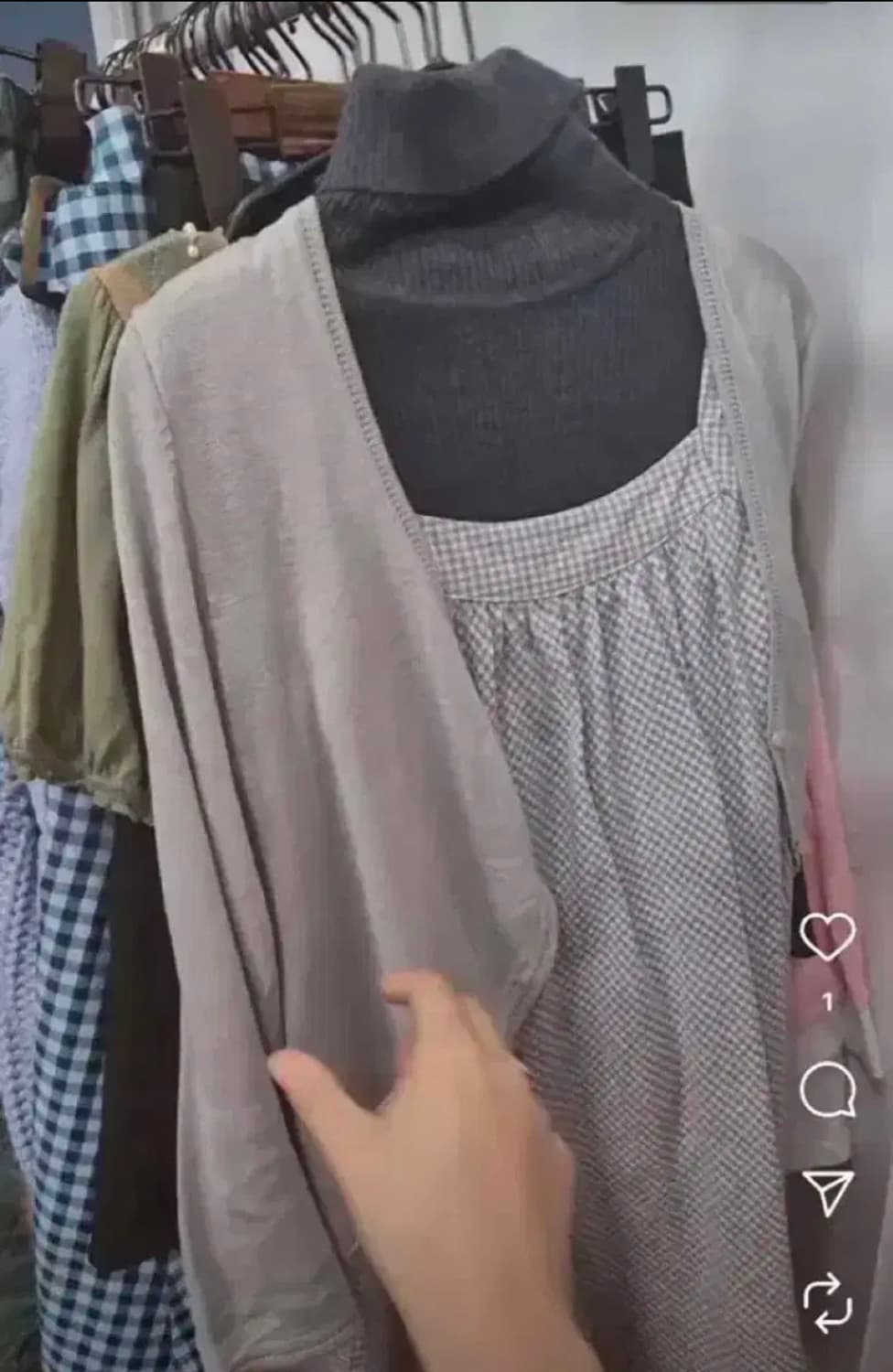 빈티지 모리걸 사와코 원피스 가디건 세트 몽글 후유 카메 카모메산장 상품이미지2