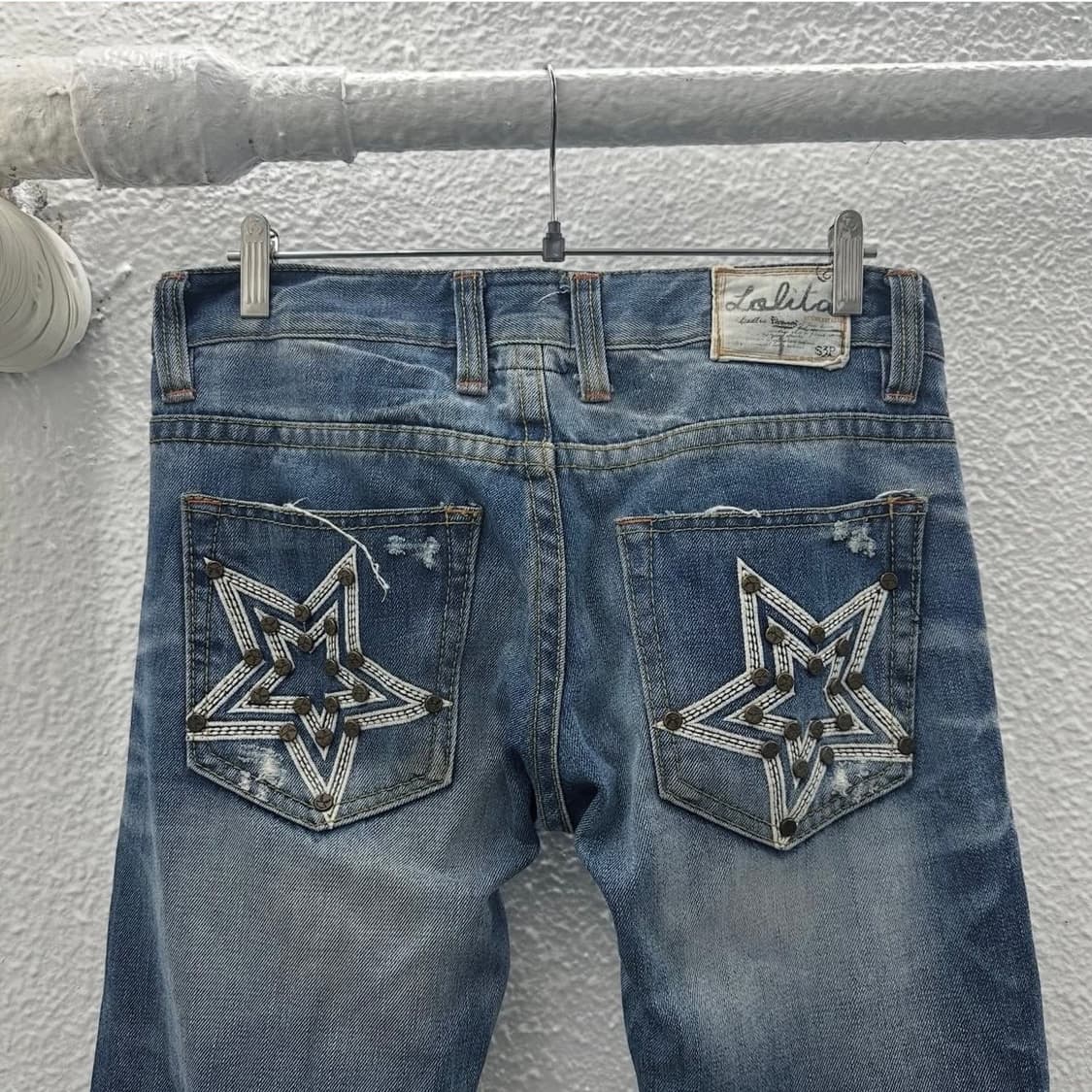 Lolita star detail washing jeans 상품이미지2