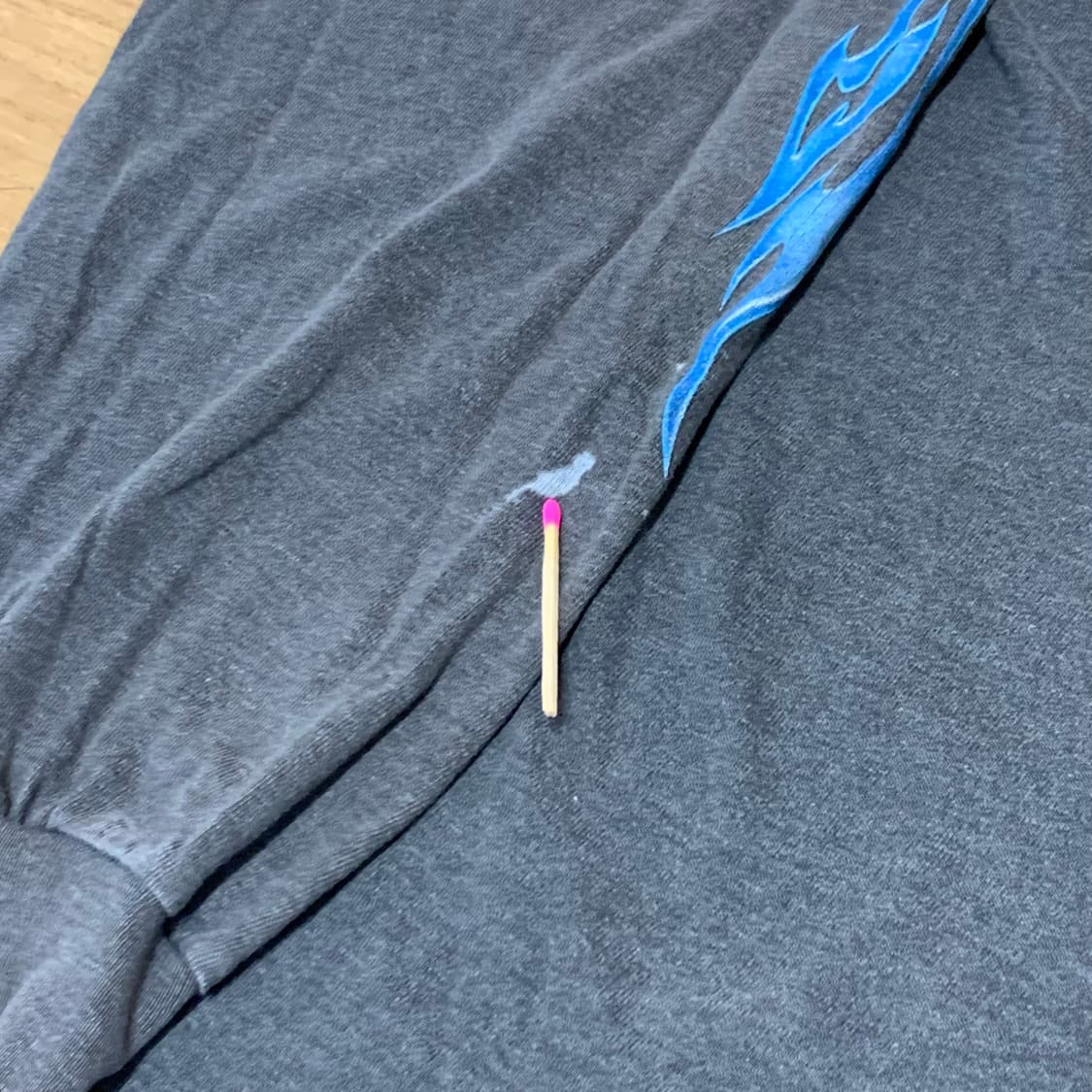 hd blue flame pocket long sleeve 상품이미지6