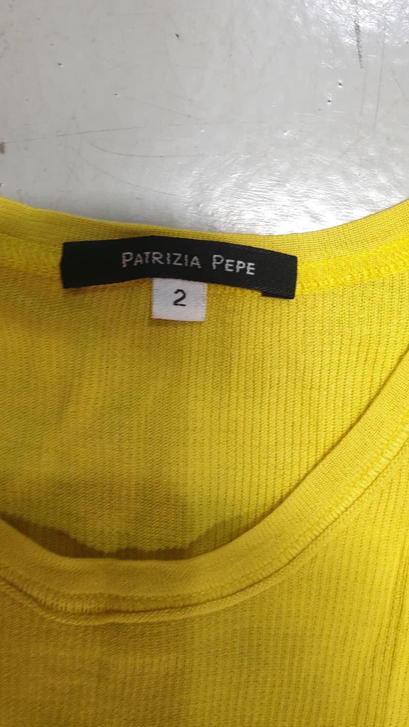 PATRIZIA PEPE 옐로우 런닝 탱크탑 상품이미지3