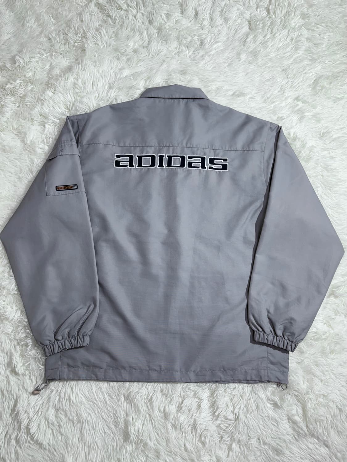 아디다스 90‘s 그레이 빅로고 코치자켓  상품이미지7