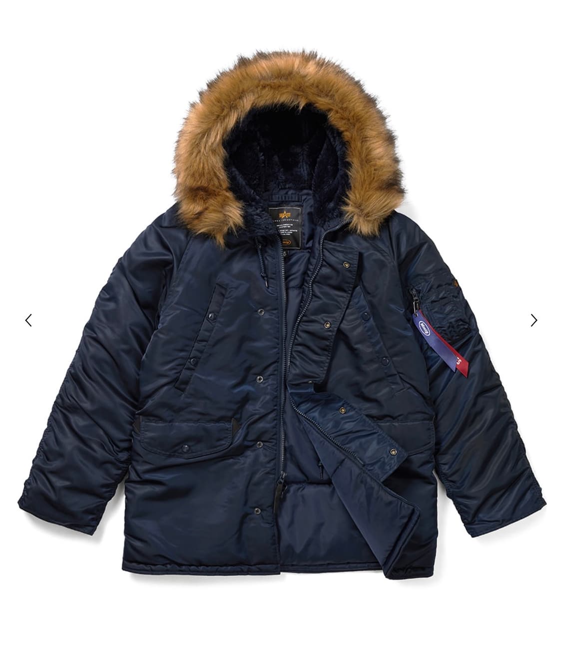 [새상품]알파인더스트리 x MMLG N3B 파카 레플리카블루 상품이미지5