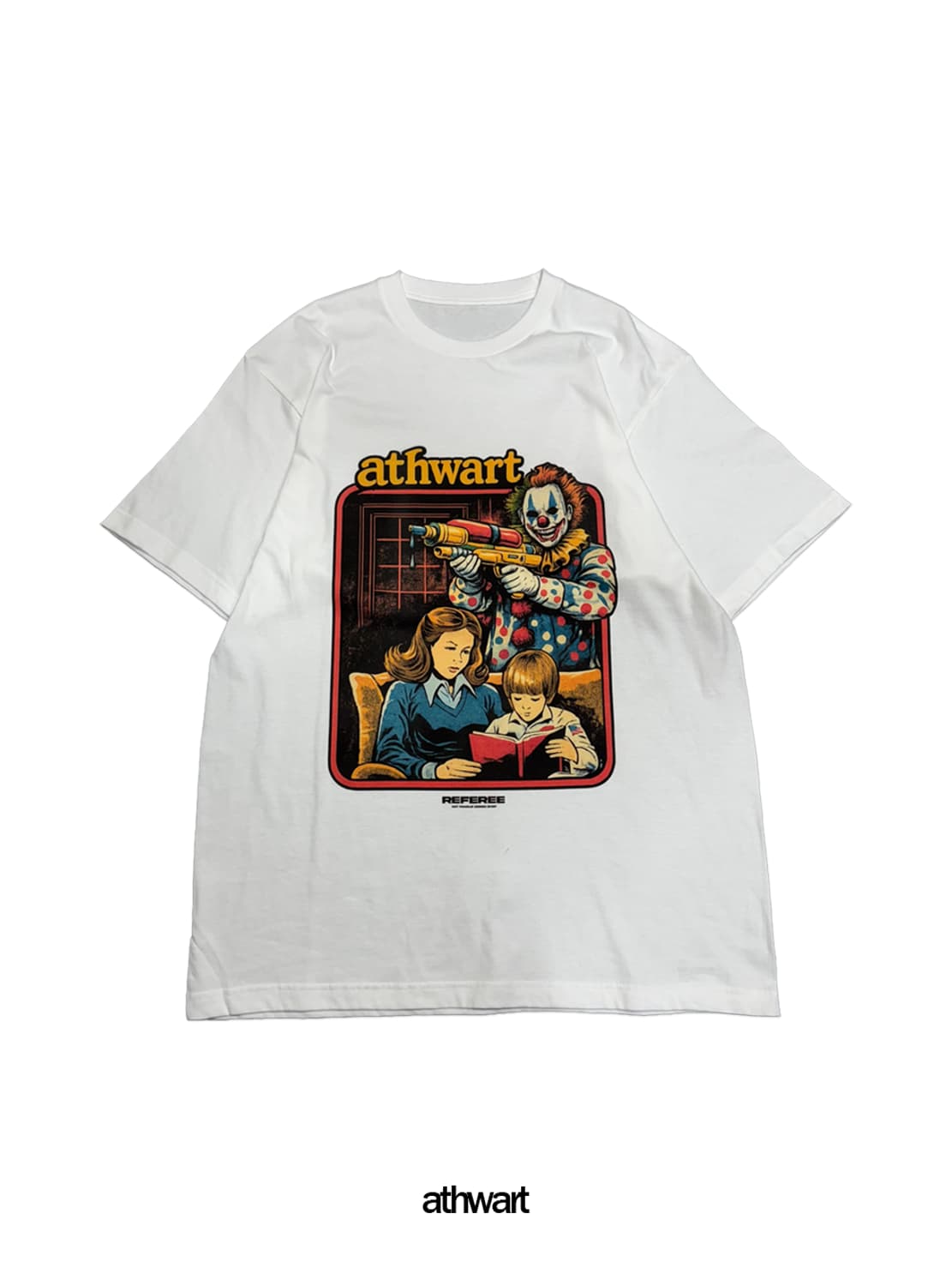 athwart x REFEREE Pierrot Halloween TEE 상품이미지3
