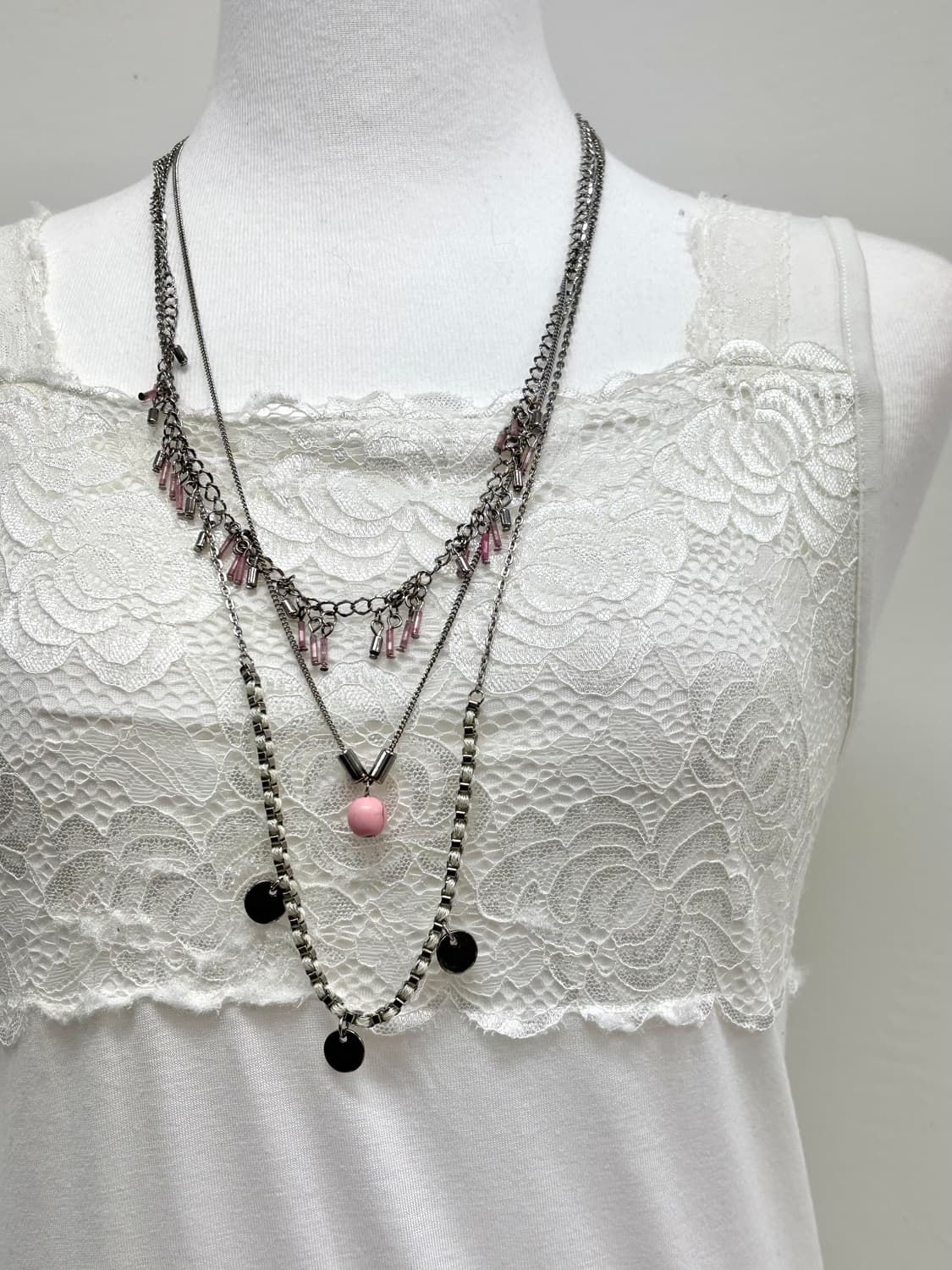 빈티지 레이어드 목걸이 상품이미지1