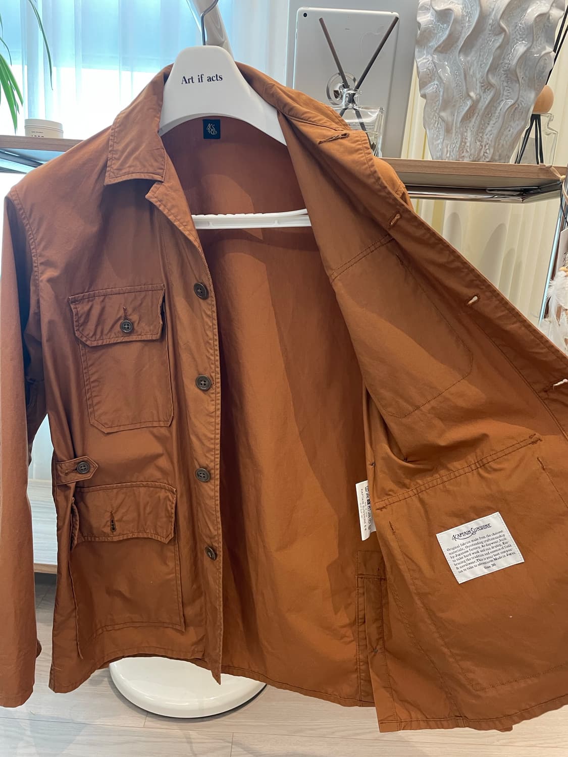 Kaptainsunshine 사파리 자켓 캡틴션샤인 상품이미지3