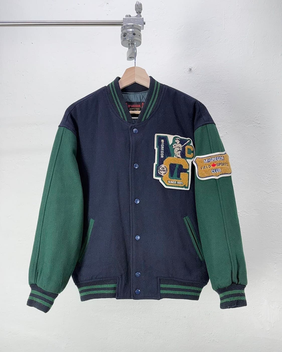 맥그리거 올드 크록 패치드 바시티 울 자켓 상품이미지1