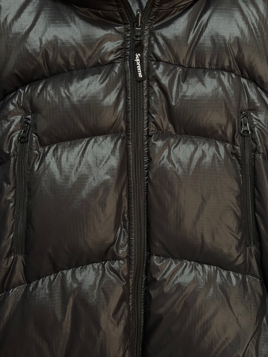 [M] 슈프림 리버시블 페더 웨이트 다운 자켓 블랙 상품이미지7