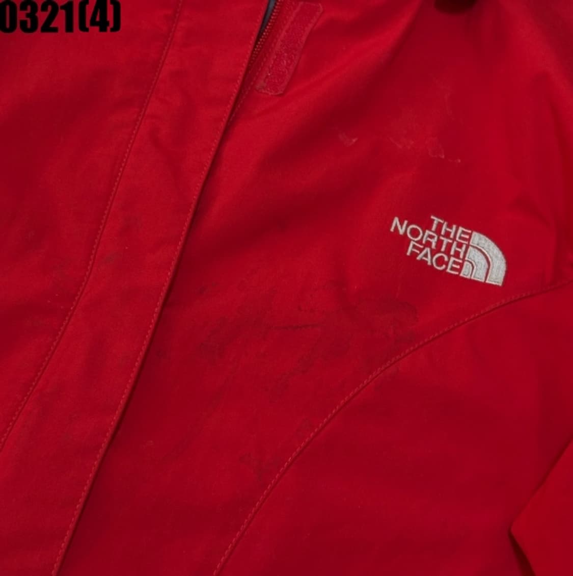 95 노스페이스 레드 바람막이 자켓 0321(4) 상품이미지3