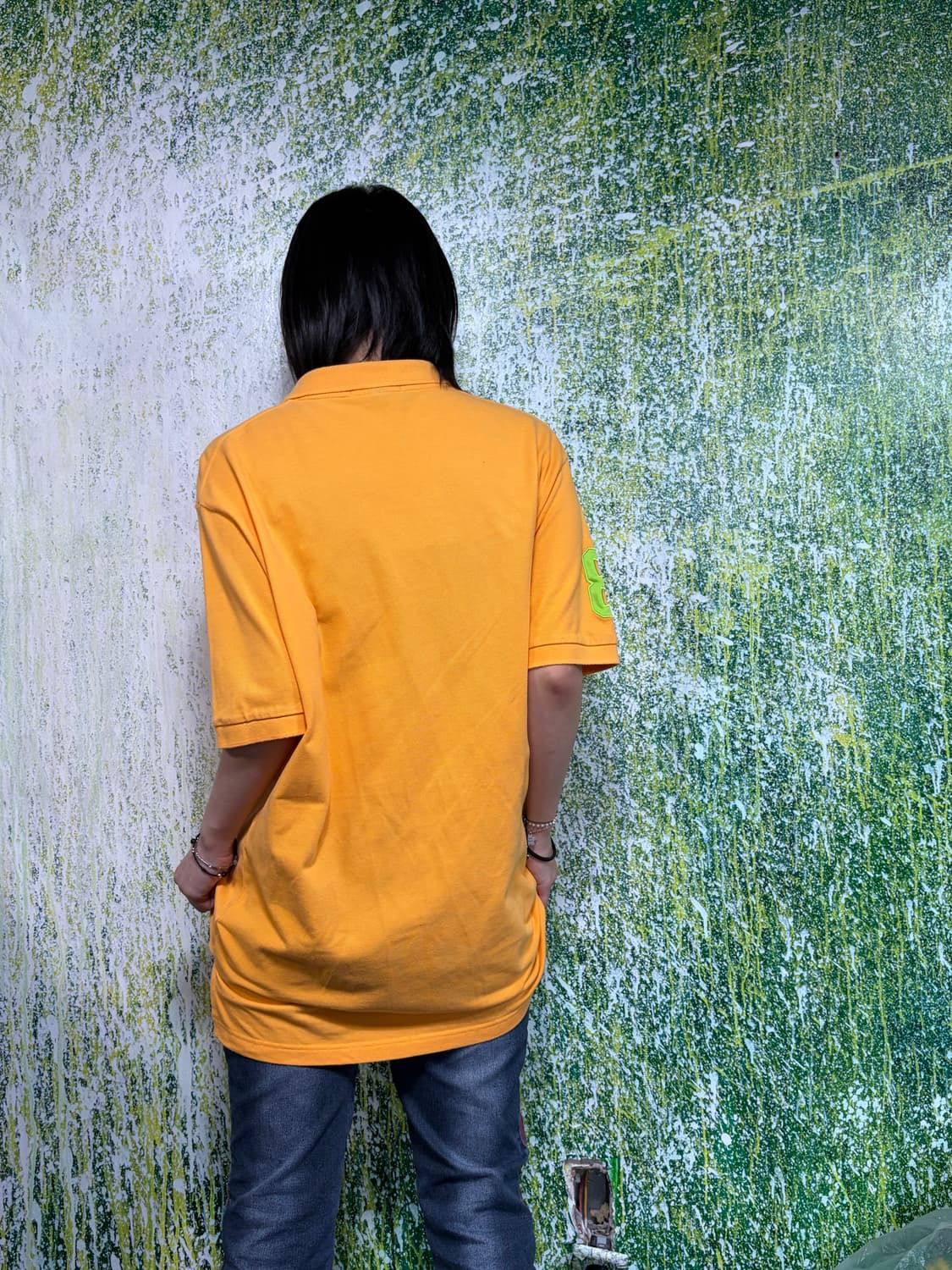 폴로 멀티 빅포니 치프키프 옐로우 오렌지 반팔 카라 티셔츠 XL 상품이미지4