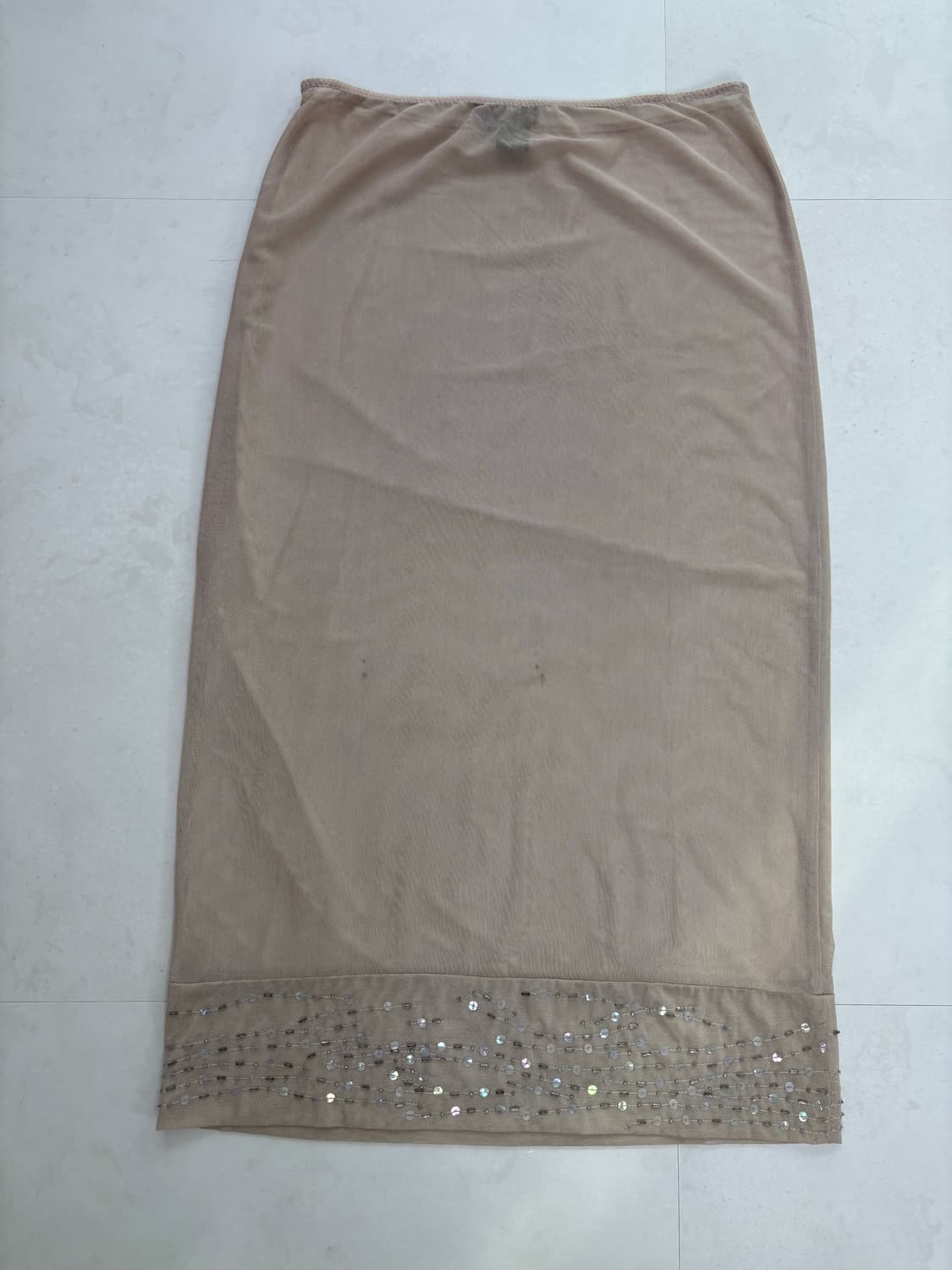 BEADED SHEER LAYERED SKIRT 상품이미지8