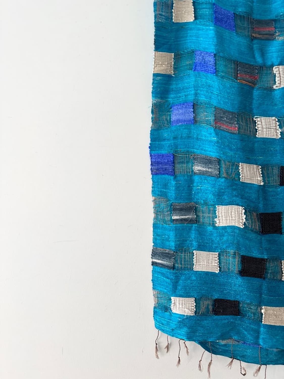 Wrapping cloth tie muffler / blue 상품이미지3