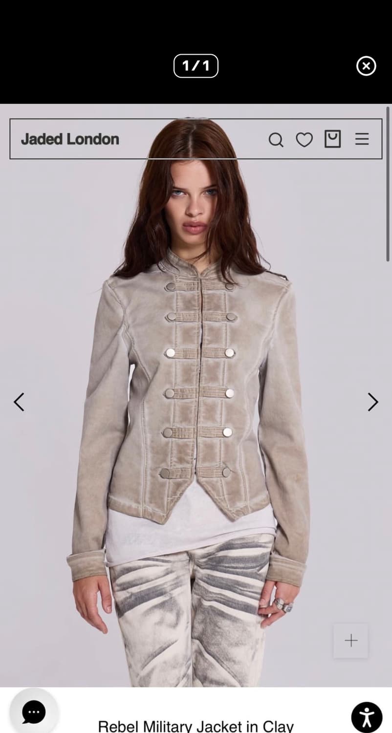 제이디드런던 나폴레옹 자켓 XS 상품이미지1