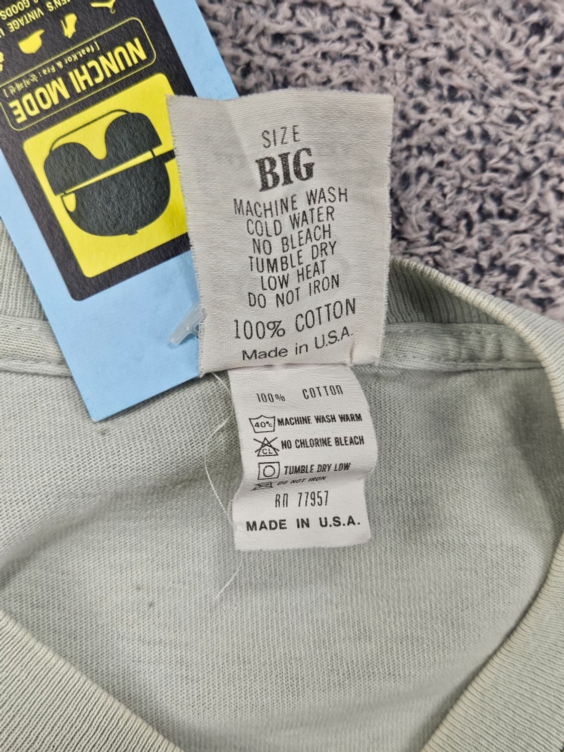 1992 USA 아메리카 브랜드 싱글스티치 롱슬리브 (L추정)/11629 상품이미지9