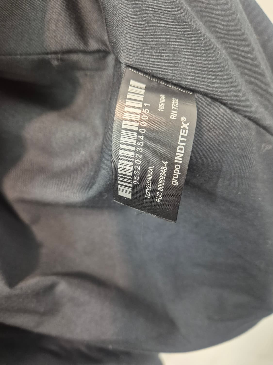 ZARA 네이비  블루종 스타일 자켓 XL
사이즈  상품이미지5